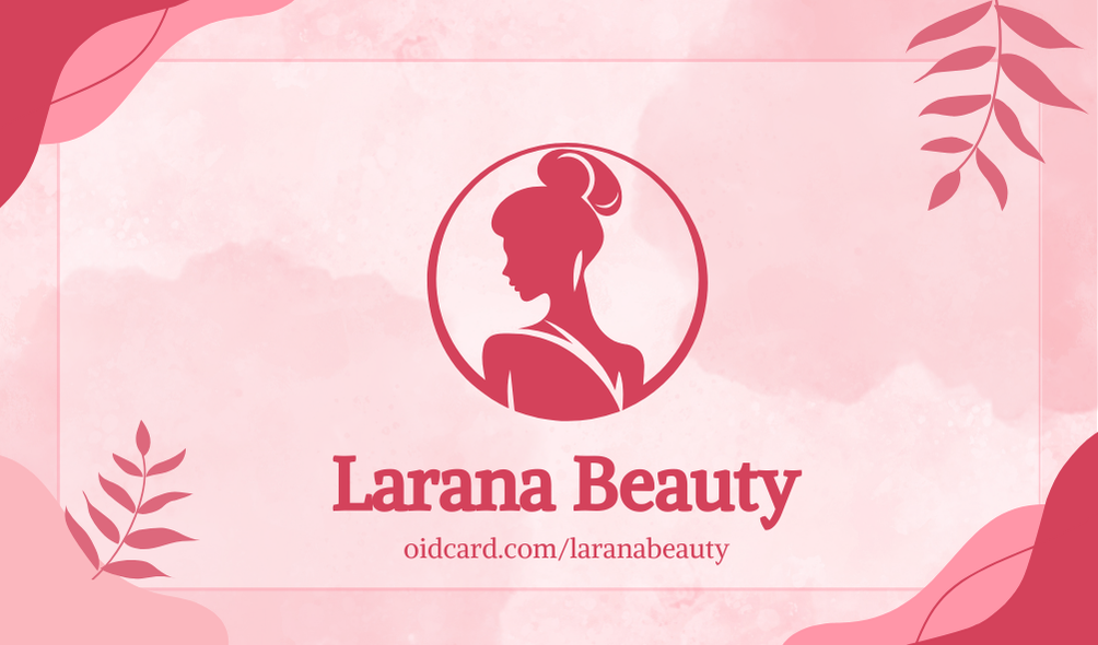 NFC Card Design For Make Up Artist